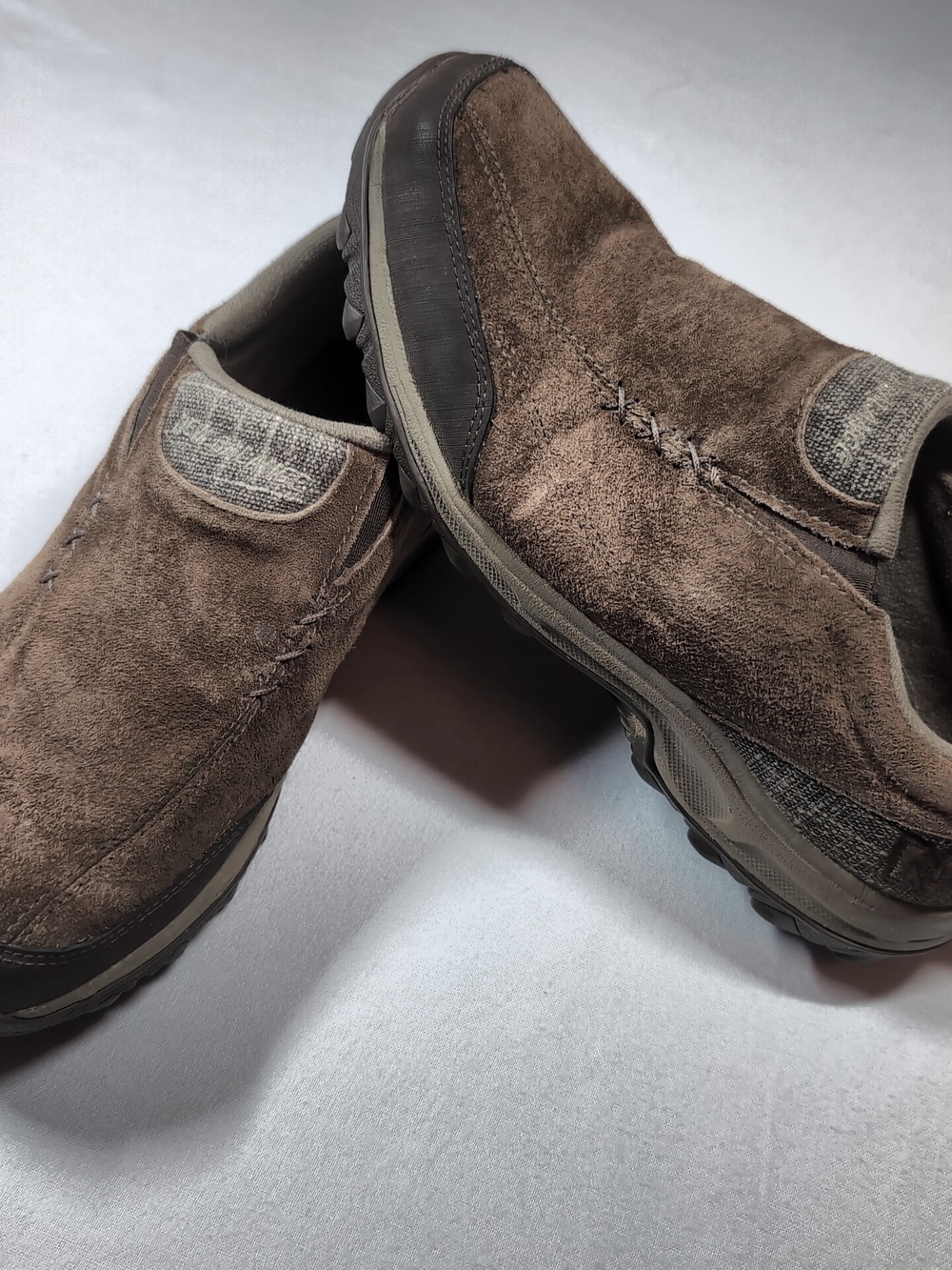 Men's Casual Slip-On Suede Loafers in Brown